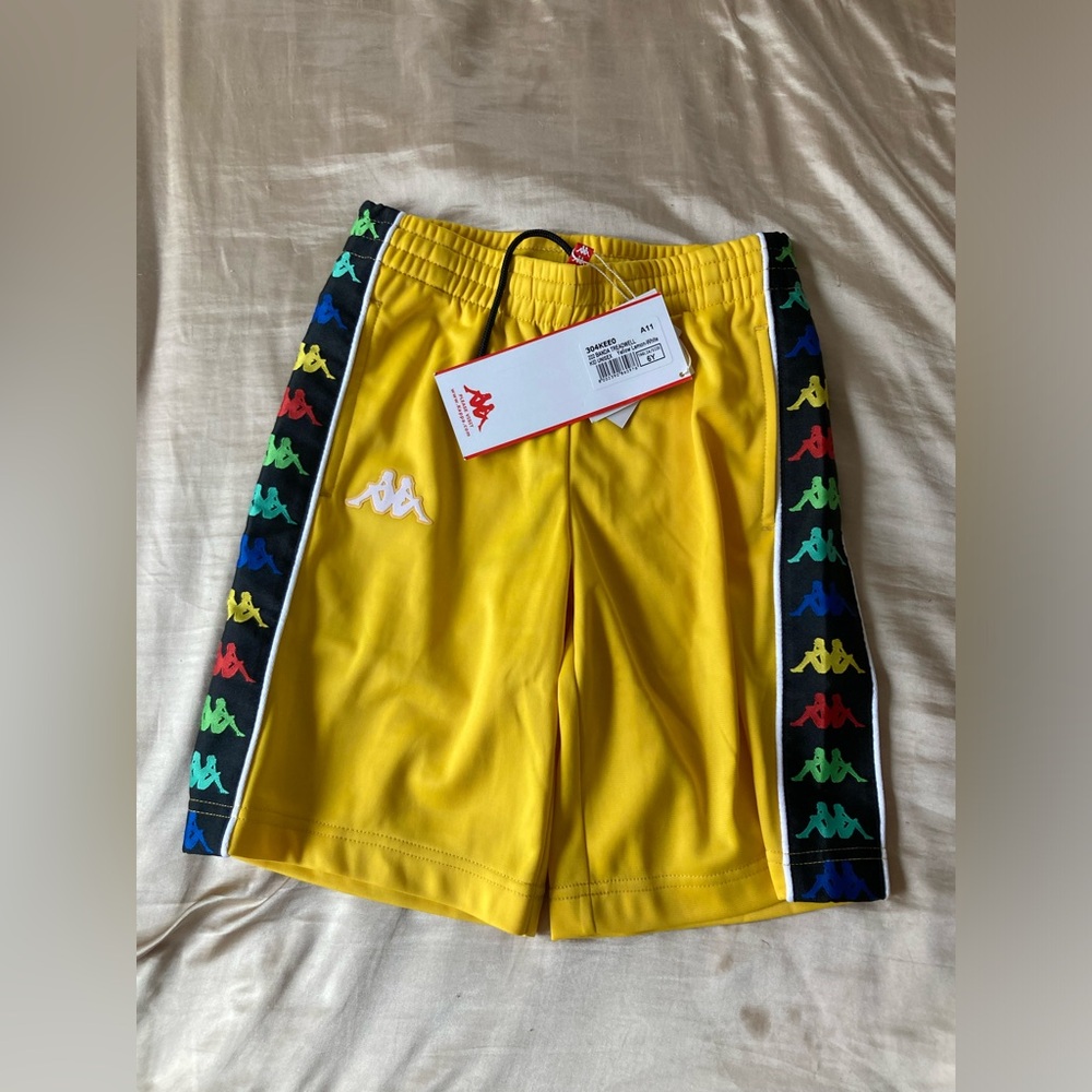 NWT Kids Unisex Kappa Banda 222 Treadwell shorts Sz. 6Y
